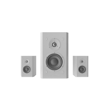 White Computer Speakers