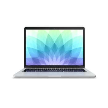 Premium Laptop Demo Mock-up - Silver