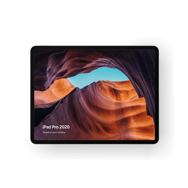 Premium Tablet Pro with Keyboard Demo Mock-up