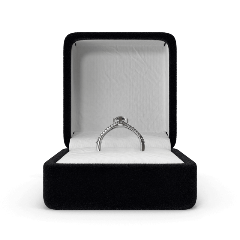 Gold Crown Diamond Ring