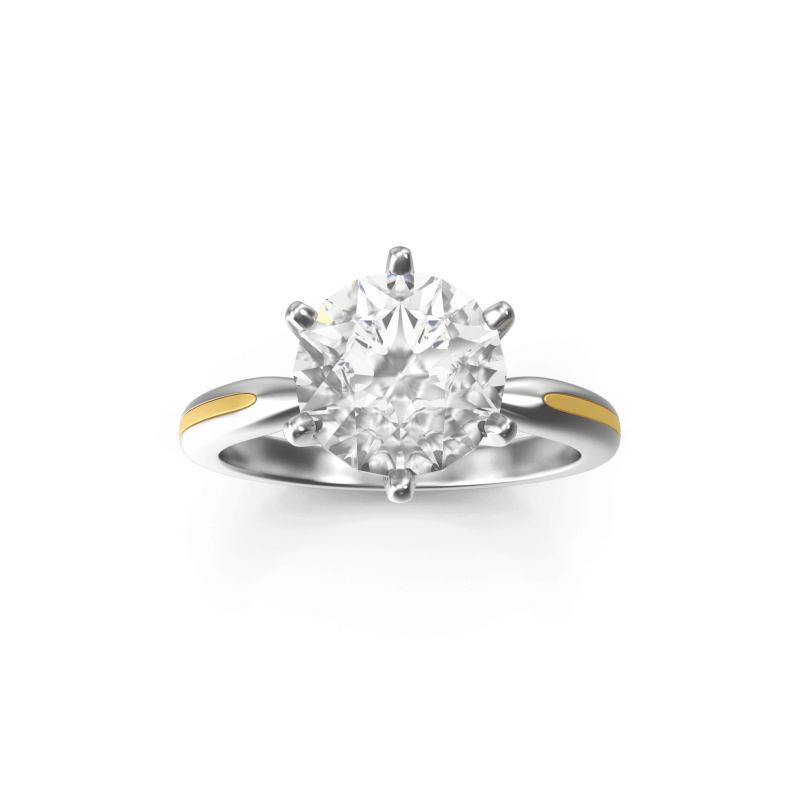 Gold Tone Wedding Ring