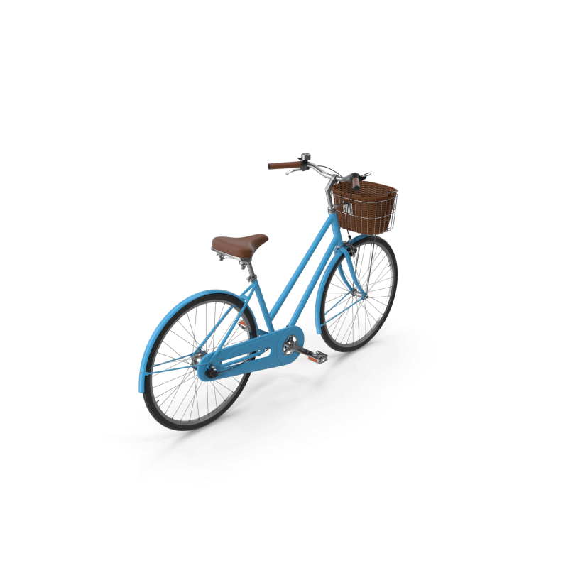 Blue Sky City Bike with Basket
