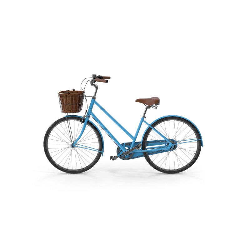 Blue Sky City Bike with Basket