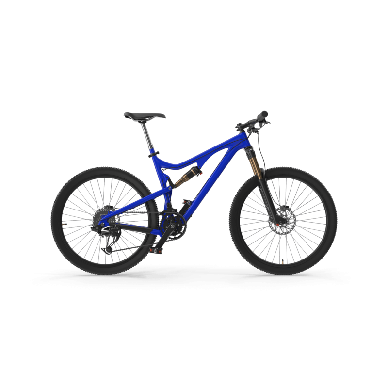 Cobalt Blue Mountain Bike