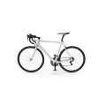 Matte White Road Bike
