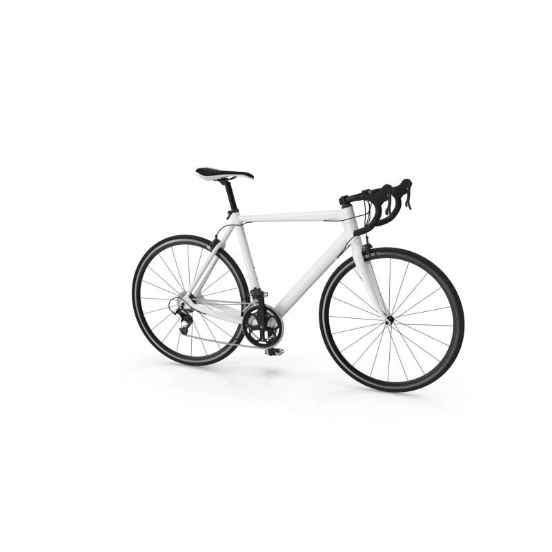 Matte White Road Bike