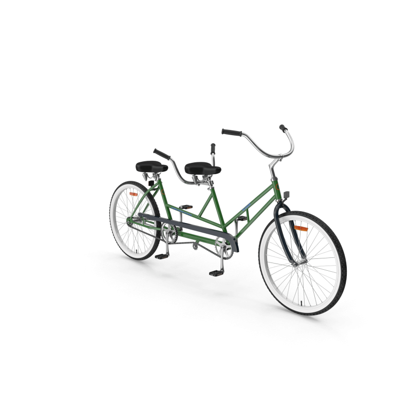 Green Tandem Bike