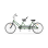 Green Tandem Bike