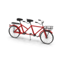 Red Tandem Bike